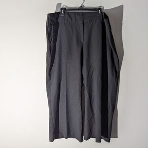 Lane Bryant Black Wide Leg Dress Pants Women's Size 26 Petite